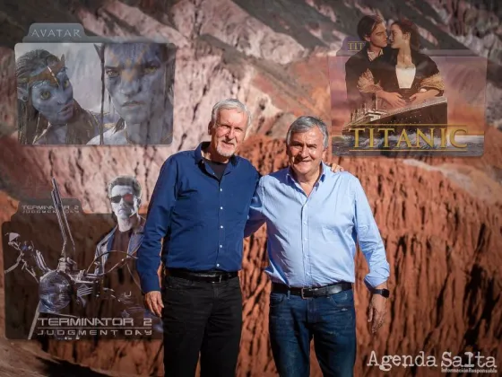 El director de Hollywood James Cameron visitó Jujuy y recorrió Purmamarca junto a Gerardo