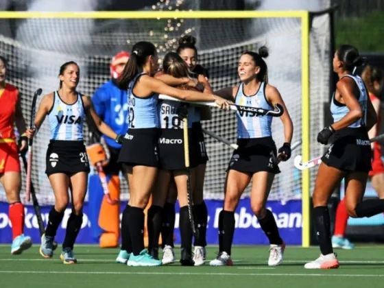 La jugadora salteña, Valentina Raposo fue la clave del triunfo en Las Leonas