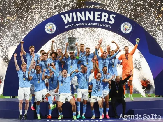 Manchester City se consagró campeón de la Champions League