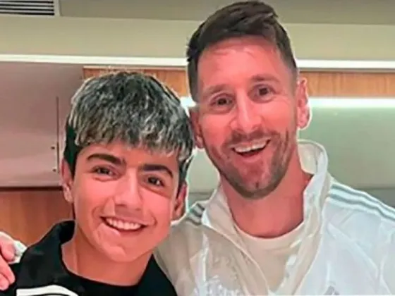 La emoción de Benjamín Agüero al hablar de Lionel Messi en la despedida de Maxi Rodríguez