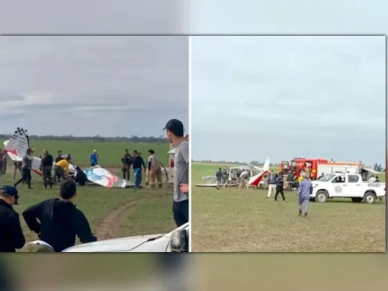 Cayó una avioneta durante una feria rural: Hay dos muertos