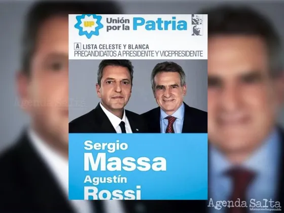 Unión por la Patria oficializó la boleta encabezada por Massa