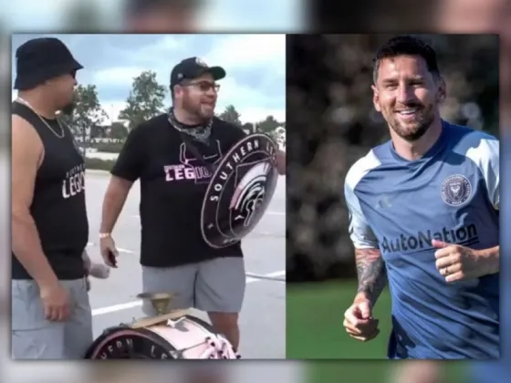 Los primeros hinchas del Inter Miami llegaron al estadio con un objeto que sorprendió a todos