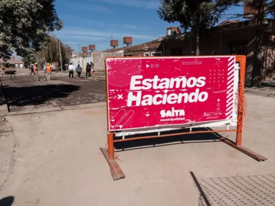 Avanzan las obras de erradicación de calles de tierra en barrio Los Ceibos