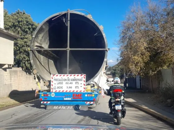 Se pospuso el operativo de tránsito por el desplazamiento de camiones de gran porte