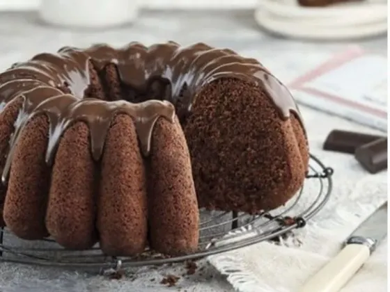 ¡Una bomba! Receta de budín XL de chocolate sin manteca