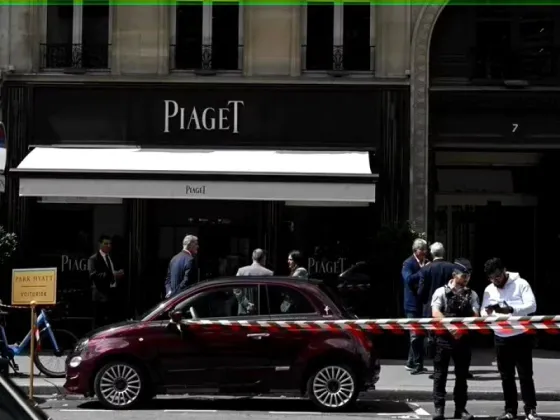 Millonario robo en París: asaltaron la exclusiva joyería Piaget y se llevaron más de US$10 millones