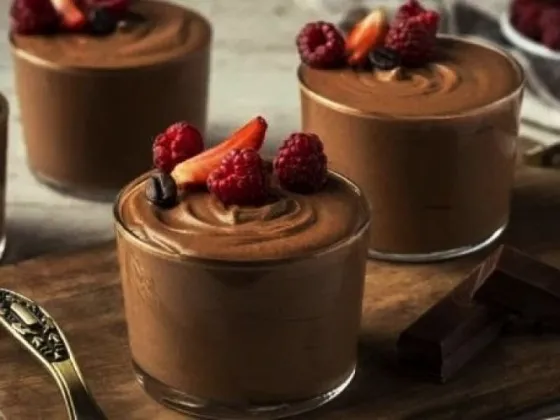 Mousse de chocolate: receta exquisita y fácil de preparar