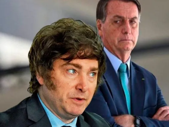 Jair Bolsonaro le envió un mensaje de apoyo a Javier Milei antes de las PASO