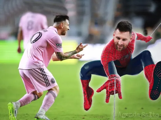 Goleó el Inter Miami y Messi festejó a lo Spiderman