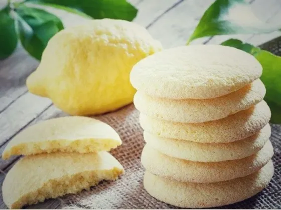 Quedan tremendas: receta de galletas de limón para hacer a la tarde