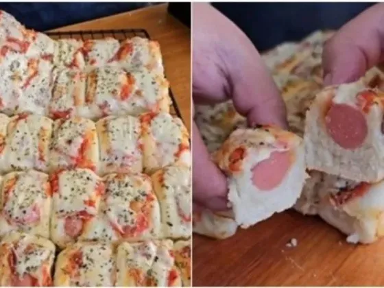 Mini panchos pizza: una receta innovadora que "te salva" en cualquier momento