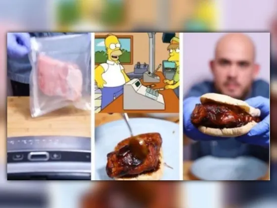 Cómo hacer la "Costillita" o la "Krustyburguer" de Los Simpson