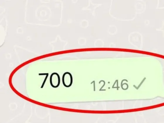 WhatsApp: ¿qué significa el número 700 que envían los jóvenes?