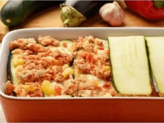 La receta simple para preparar la lasagna de zucchini que es riquísima y saludable