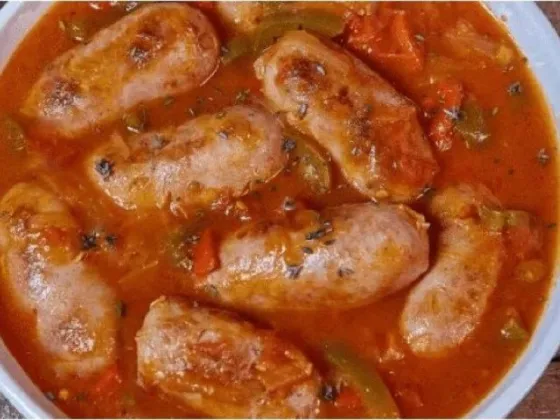 ¡Tremendo menú!: chorizo a la pomarola en 5 pasos