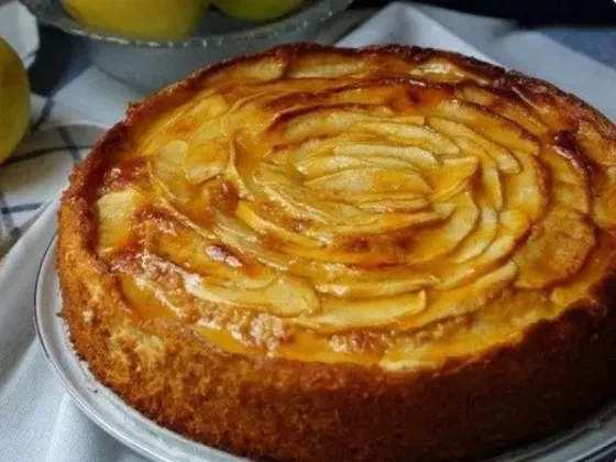 Fácil y económica: receta de tarta de manzana con pocos ingredientes