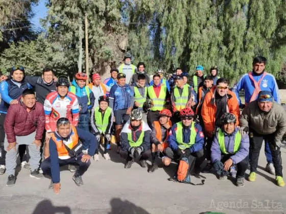 Biciperegrinos de Catamarca llegan a Salta para sumarse a la festividad de El Milagro