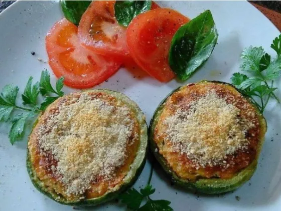 Zapallitos rellenos con ricotta, una comida completa