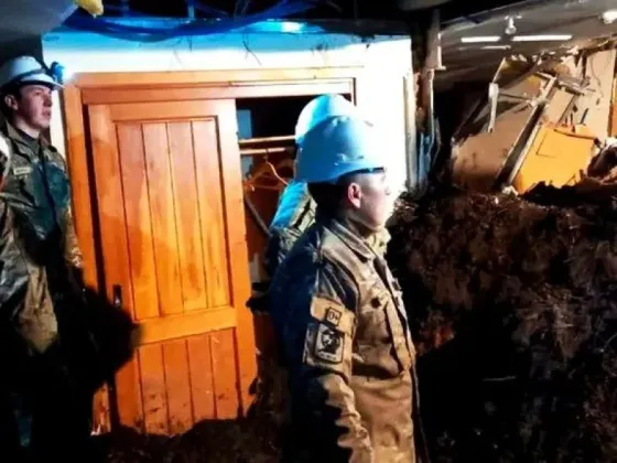 Luego del alud de barro que arrasó con un hotel en Bariloche, así quedó la la habitación del hotel