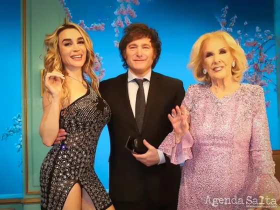 Mirtha Legrand grabó su primer programa junto a Fátima Florez y Javier Milei