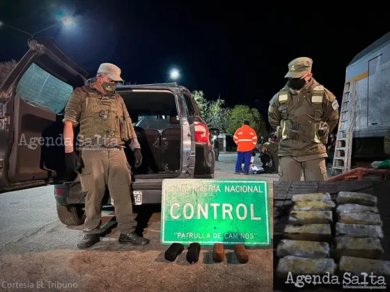 Jujeño detenido en Salta con 12 paquetes de FAFAFA camuflados en el tanque de su camioneta