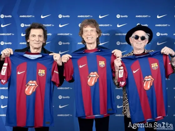 El FC Barcelona estampa la lengua de los Rolling Stones en las camisetas para El Clásico