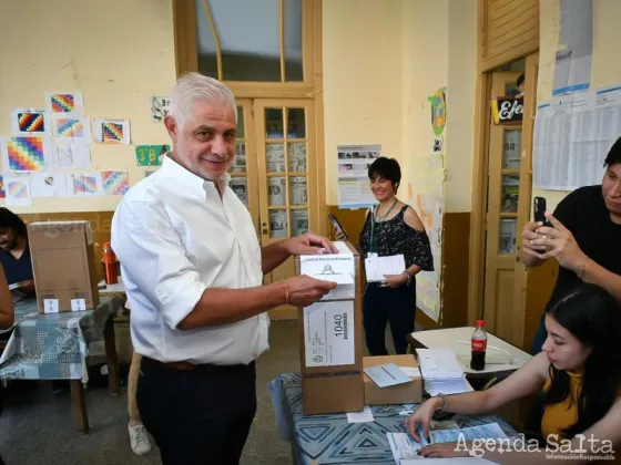 Votó Pablo Outes: “La consolidación de una Argentina federal es determinante para Salta”