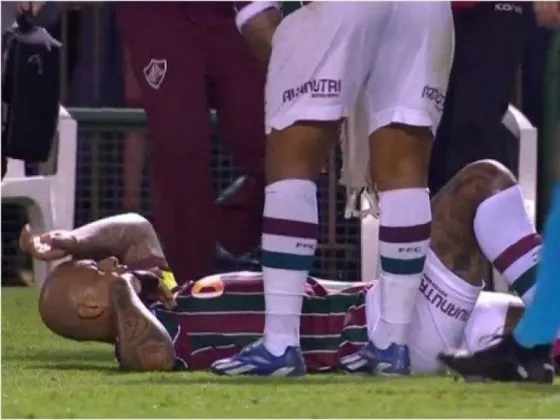 Alerta en Fluminense: se lesionó Felipe Melo a días de la final ante Boca