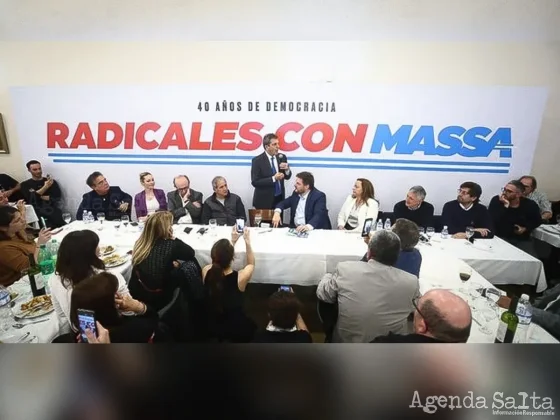 “Radicales con Massa”: El candidato del kirchnerismo lanzó una agrupación con radicales Kirchneristas