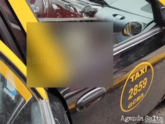 Se tomó un taxi y quedó impactado por el acompañante que iba con el chofer