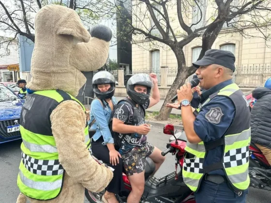 Se realizó una jornada de concientización vial en el centro de la Ciudad