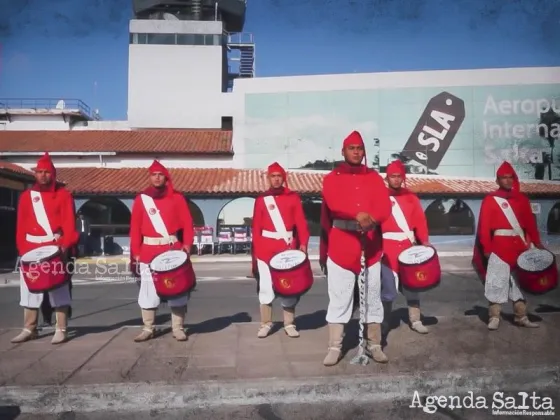 El Aeropuerto de Salta homenajeó al General Güemes