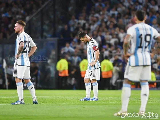 La Selección Argentina perdió el invicto ante Uruguay