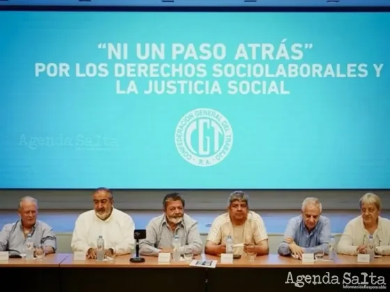 TRAS 4 AÑOS DE SILENCIO: La CGT expresó que "no va a "aceptar la pérdida de derechos laborales"