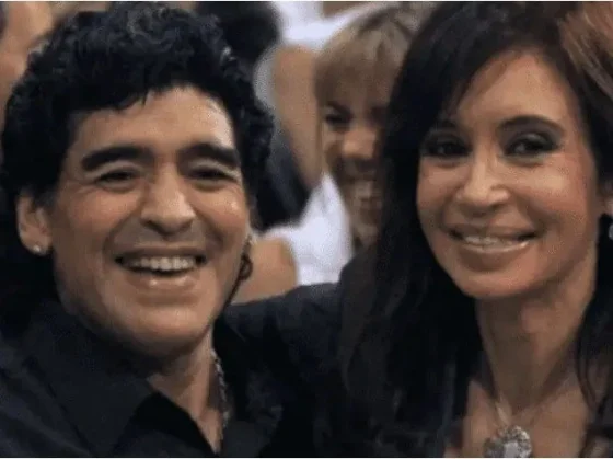 Así recordó Cristina Kirchner a Diego Maradona a tres años de su muerte