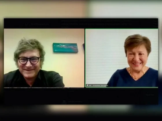 Javier Milei hizo una videollamada con Kristalina Georgieva del FMI