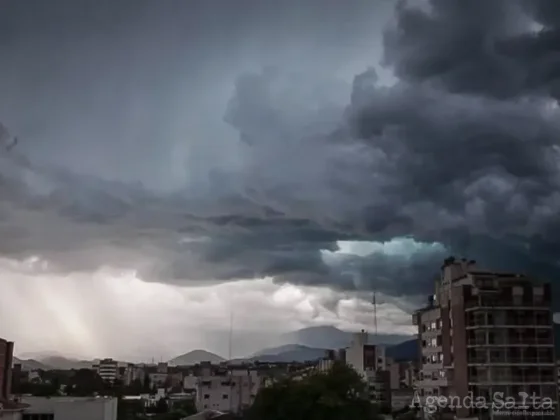 Alerta por tormentas intensas el domingo en Salta