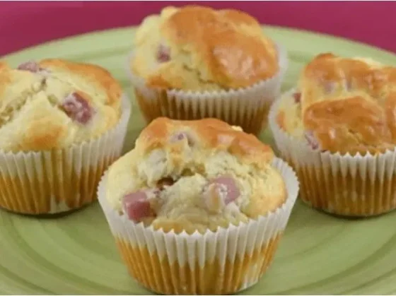 Muffins de jamón y queso: una receta práctica para salvar tus meriendas en pocos pasos