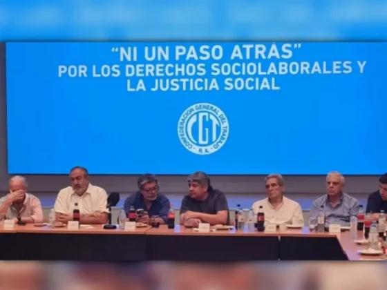 La CGT criticó los primeros anuncios del Gobierno: “El ajuste castiga al pueblo y no a la casta”