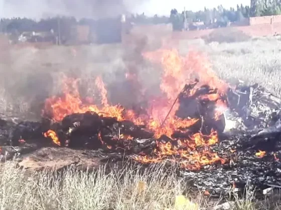 Tragedia: se estrelló una avioneta y murieron los dos tripulantes