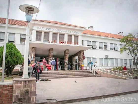 Mujer internada con quemaduras en el San Bernardo: reconoció que se roció alcohol y se prendió fuego