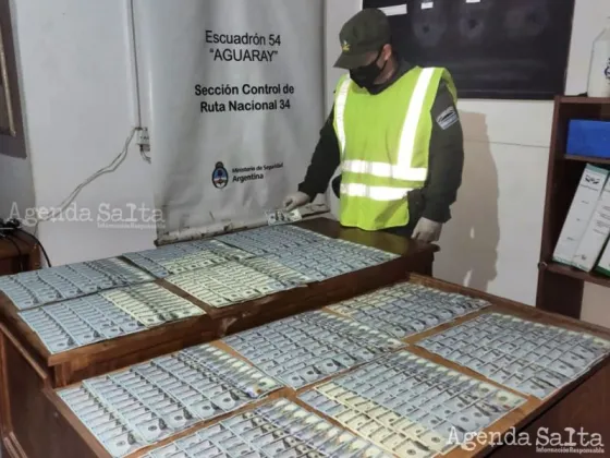 El total secuestrado asciende a 319.630 dólares y seis neumáticos en tres procedimientos.