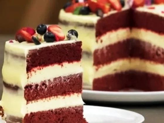 Receta de la irresistible Torta Red Velvet