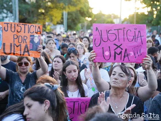 Marcha por el crimen de Uma: los vecinos exigen justicia y quieren llegar a la comisaría