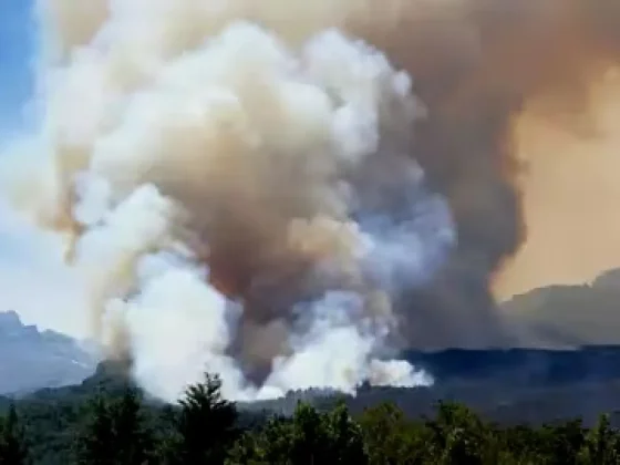 Los Alerces: el fuego ya consumió más de 3000 hectáreas y los bomberos continúan con el combate