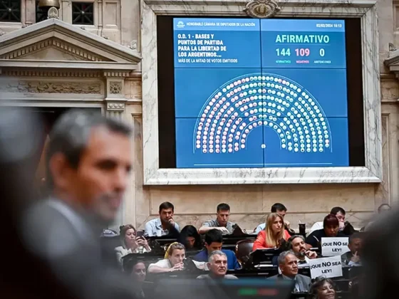 Comienza la votación decisiva en Diputados por la Ley Ómnibus