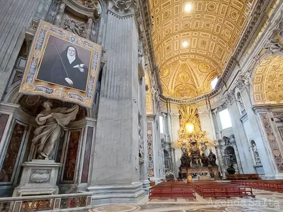 Se conoció la imagen oficial de Mama Antula, la primera santa argentina, en la Basílica de San Pedro