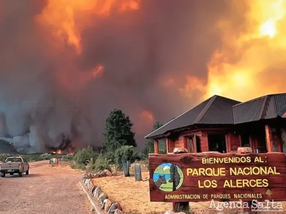 Incendio en Chubut: crece el monitoreo por la alerta de tormentas eléctricas