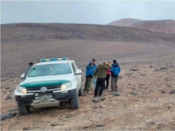 Gendarmería rescató a una andinista que se descompensó en el ascenso a un volcán